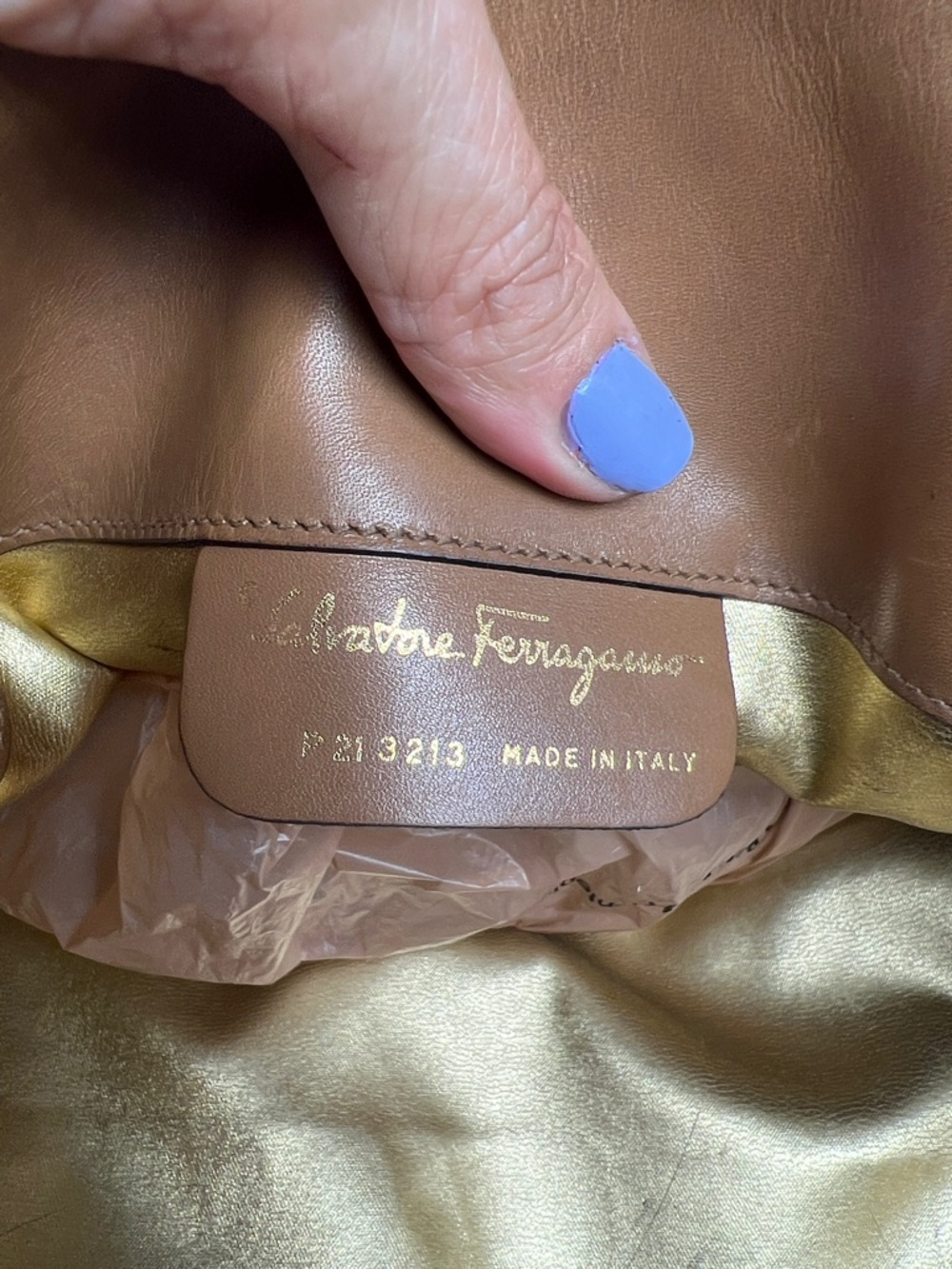 Salvatore Ferragamo Botanical Canvas Leather Tote Bag P21 3213 - Vintage 90’s - Picture 13 of 13